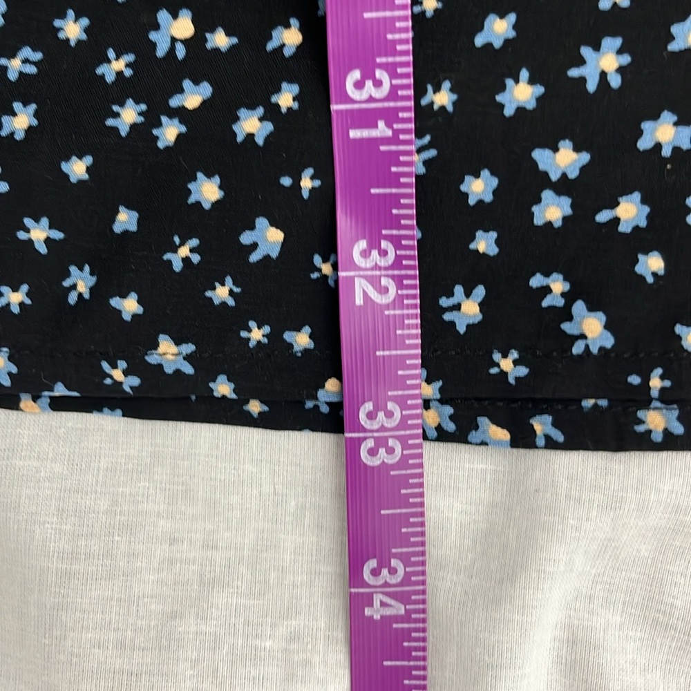NWT Madewell Seamed Long-Sleeve Mini Dress in Ditsy Floral!!! - Picture 8 of 12